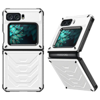 Armorer Rugged Case For Motorola Razr 2022( Motorola Razr3) Hinge Folding Shockproof Cover Funda