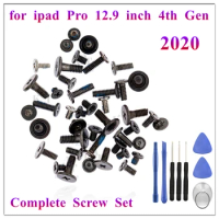 1Pcs Main Motherboard Inner With Bottom Dock Full Complete Screw Set for iPad Pro 12.9 Inch 4th Gen 2020 Replacement Parts