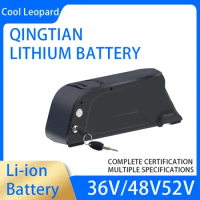 36V 48V 52V 10Ah rechargeable lithium battery is used to replace 18650 lithium battery for Qingtian electric mountain bike