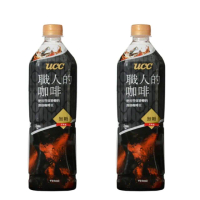 【UCC】職人冰咖啡- 無糖910mlx2箱(共24入)