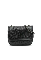 SAINT LAURENT 二手 Saint Laurent 微褶皺皮革 Niki AirPods 保護套，附鏈條