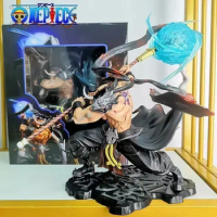 One Piece Anime Figure White Beard Edward Newgate Pop Max Action Figure With Light Collection Decorations Statue Model Toy Gifts