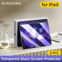 2Pcs Tempered Glass For iPad 10th Gen Screen Protector For iPad Pro 11 iPad 10.2 Air 3 10.5 Air 4 5 10.9 iPad 5 6th 9.7 Mini 5 6
