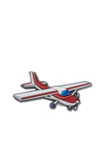 ตัวติดรองเท้า JIBBITZ SMALL PISTON AIRPLANE