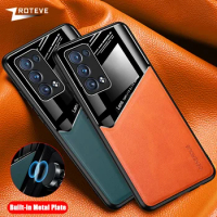 For Reno6 Pro Case Zroteve Leather Texture Soft Frame Hard PC Cover For Oppo Reno 5 6 Pro Plus Reno5 5G Shockproof Phone Cases
