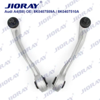 JIORAY Pair Front Upper Suspension Control Arm Curve For Audi A4 8K2 8K5 8KH B8 A5 8F7 8TA Q5 8K0407509A 8K0407510A