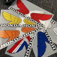 New Motorcycle Side Strip Colorful Wings Sticker Car Styling Vinyl Decal for HONDAS Motorcycle Reflective Stickers Decoration