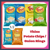 Thins Potato Chips & Onion Rings - Original / Sour Cream & Chives / Light & Tangy / Cheese & Onions/