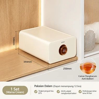 ECOCO Drawer Storage Box Sock / Underpants / Bra - Kotak Organizer Laci Tempat Penyimpanan Kaos Kaki