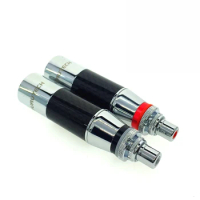 FURUTECH CF-601M &amp; CF-602F Rhodium Balanced Cable Plug Socket Adapter XLR Male Female to RCA FEMale Socket
