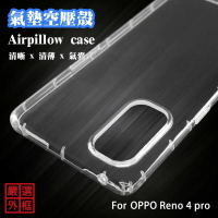 【嚴選外框】 OPPO Reno4 PRO 空壓殼 透明殼 防摔殼 透明 二防 防撞 軟殼