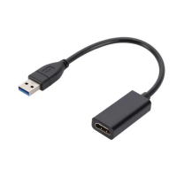 【百寶屋】USB3.0轉HDMI高畫質1080P螢幕投影分享轉接器 免驅動