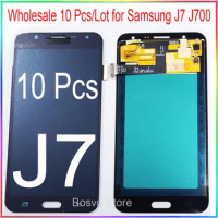 Wholesale 10 Pieces/Lot for Samsung J7 2015 J700 LCD screen display with touch assembly OLED2