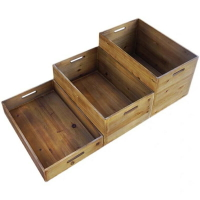 木箱復古木框箱木條箱收納陳列超市展示木筐裝飾大號長方形木箱子