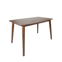 KitchenZ Aslan Solid Wood Dining Table with Rounded Corner - HMZ-FN-DT-Aslan Furniture