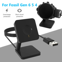Sport Watch Charger Dock for Fossil Gen 6/5/4 Desktop Charging Stand Station