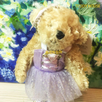 【TEDDY HOUSE泰迪熊】泰迪熊玩具玩偶公仔絨毛快樂芭蕾舞泰迪熊紫(正版泰迪熊手腳可動芭蕾舞泰迪熊)