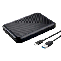 5GB/S External Hard Drive Housing 2.5Inch with USB 3.1 for PC Laptop Support Up to 6TB, Fits 7mm/9.5