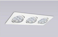 【燈王的店】LED 9Wx3 聚光 方型 崁燈  白框 暖白光  ☆ TYL534