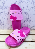 【震撼精品百貨】Hello Kitty 凱蒂貓~台灣製正版成人室內拖鞋23~26CM*38286