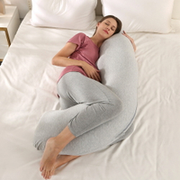 單邊枕J型枕夾腿枕孕婦抱枕供貨孕婦枕側睡枕廠家