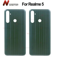 6.5"For Oppo Realme 5 Back Housing Back Cover Battery Case For Realme 5 Battery Cover Replacement