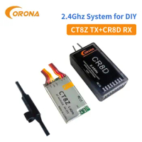 Corona 2.4Ghz DIY Module CT8Z (DSSS) with Receiver CR8D or CR4D Convert Transmiter for FM PPM transmitter upgrade 2.4Ghz System