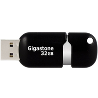Gigastone U207S 32GB 黑銀 USB2.0 膠囊隨身碟-富廉網