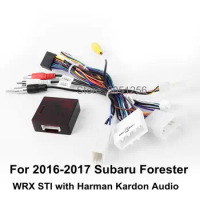 Harness and Canbus Decoder only for 2016-2017 Subaru Forester WRX STI with Factory Harman Kardon Audio System