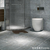 衛生間大理石地板貼地面地磚耐磨防水防潮瓷磚貼紙浴室洗手間地貼NMS小山好物