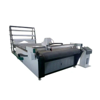 TC High efficient multi layer fabric cutting machine dtg printer t-shirt printing machine fabric cotton Digital cutting table
