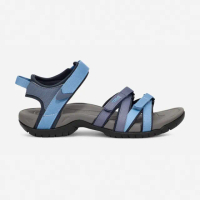 【TEVA】Tirra 女 織帶涼鞋機能/雨鞋/水鞋 復古彩色金屬藍(TV4266BLMU)