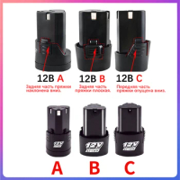 18650 6200mAh 12V Lithium Battery Li-ion Battery Power Tools accessories For Cordless Screwdriver Electric Drill