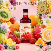 { Chính Hãng } Giấm Lựu JinJu  Hàn Quốc Lên Men  Detox Cơ Thể 500ml