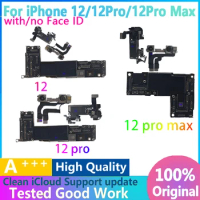 Working For iPhone 12 Pro /12pro Max Motherboard Origi With Face ID Unlocked Logic Clean Free iCloud For iphone 12 pro max Board