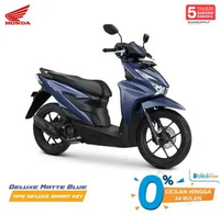 New Honda BEAT DELUXE SmartKey CBS ISS Sepeda Motor Matte Brown Bandung