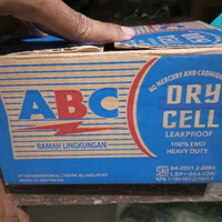 Baterai ABC Kecil Batu Jam Dinding R6P IEC/SUM-3/AA Size 1,5 V Kartonan Isi 12 Dus Kecil(6 pack x 4 
