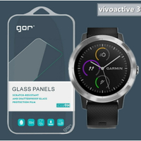 【eYe攝影】現貨 Garmin Vivoactive 3 2片裝 GOR 鋼化玻璃保護貼 9H 玻璃貼 鋼膜 手錶