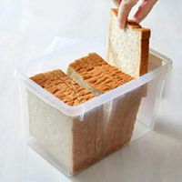 大賀屋 日本製 SANADA 食物保鮮盒 吐司盒 儲物盒 吐司箱 吐司保存箱 保鮮盒 吐司收納箱 T00110379