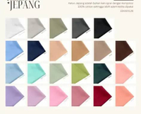 Sprei Polos Katun Jepang 200x200 Lebih Halus lembut - banyak warna Pilihan selain putih Plum / Ungu 