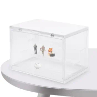 Acrylic Collectible Display Case Action Figures Showcase Display Box Wall Mount Figures Organizer And Storage For Bedroom Living
