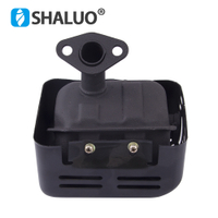 Super Quiet ปั๊มน้ำเครื่องยนต์ Muffler Silencer 168F 170F สำหรับ7.5HP เครื่องกำเนิดไฟฟ้าเบนซิน GX160