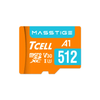 【TCELL 冠元】MASSTIGE A1 microSDXC UHS-I U3 V30 100MB 512GB 記憶卡
