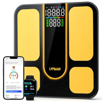 Professional Smart Scale for Body Weight, BMI, Body Fat, Muscle Mass, Highly Accurate 25 Body Compos