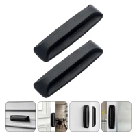 2 Pcs Sticky Handle Door Handles Refrigerator Sliding Peel Mini Helper Black Dresser Window Knob Cabinet Wardrobe