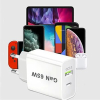 65W GaN Chargers Mobile Phone Wall Adapter Fast Charging Charger USB C High Speed Charger for Xiaomi Samsung Iphone