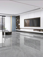 簡約現代灰白色通體大理石地板磚瓷磚800x800地磚室內客廳磁磚80