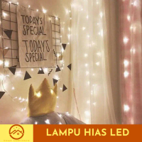 Lampu HIas LED Dekorasi Rumah Cantik Tahan Air Solar Panel Cool White
