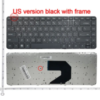 GZEELE New US black Keyboard for HP Pavilion g4-2000 g4-2100 673608-001 680555-001 698188-001 with frame laptop keyboard