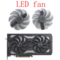 New LED GPU Fan 95MM FD10015M12D CF1015H12D Cooler for Sapphire RX 5500 5600 5700XT Pulse Graphics Card Cooling